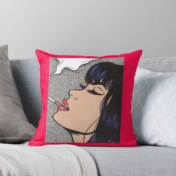 Item preview, Smoking Comic Pop Art Girl designed and sold by turddemon.