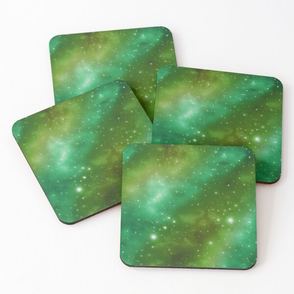 Item preview, Double Green Stars in Space designed and sold by Healio2.
