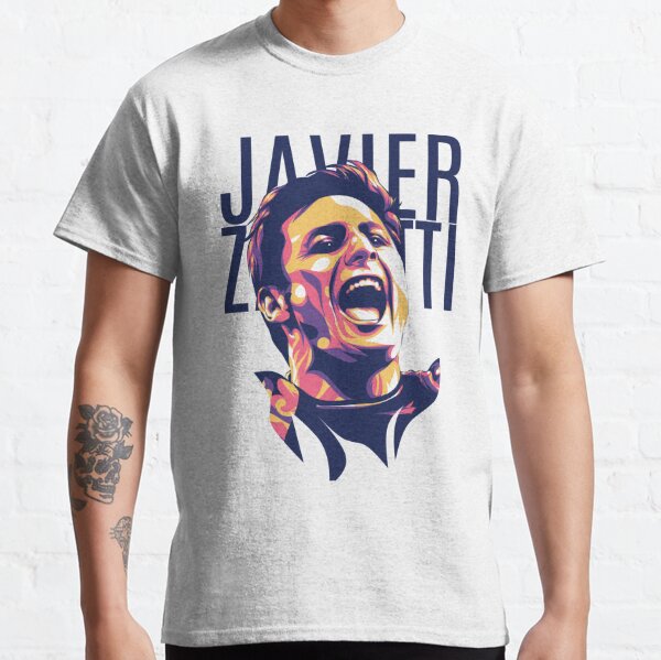 Javier Zanetti Men's T-shirt ONE IN THE CITY  affordable organic t-shirts  beautiful designs