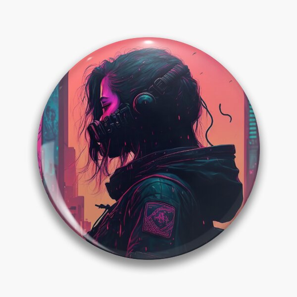 Item preview, Alma solitaria en una ciudad cyberpunk designed and sold by Nightarcade.