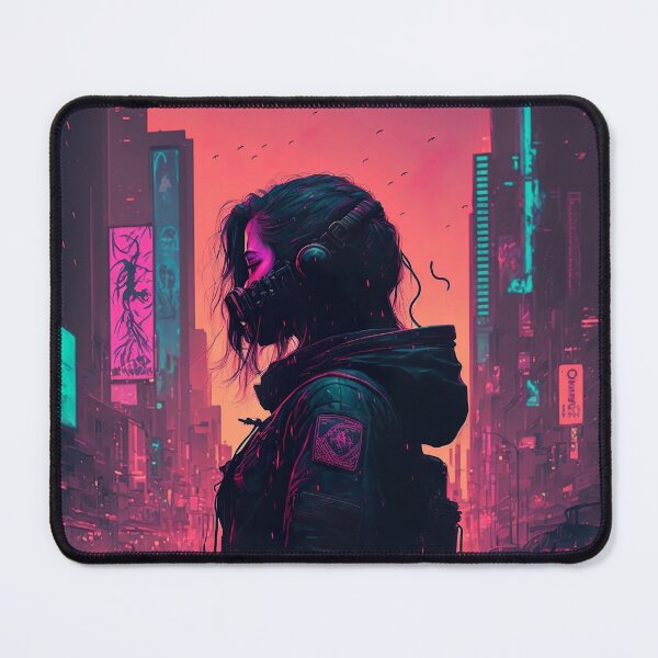 Item preview, Lonely Soul In A Cyberpunk City designed and sold by Nightarcade.