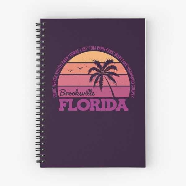 Item preview, Brooksville Florida Sunset Retro Vintage Local Pride Logo  designed and sold by CRHPOD20.
