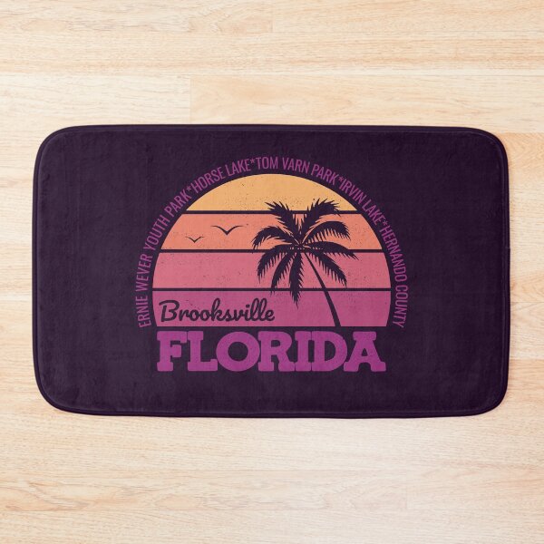 Item preview, Brooksville Florida Sunset Retro Vintage Local Pride Logo  designed and sold by CRHPOD20.