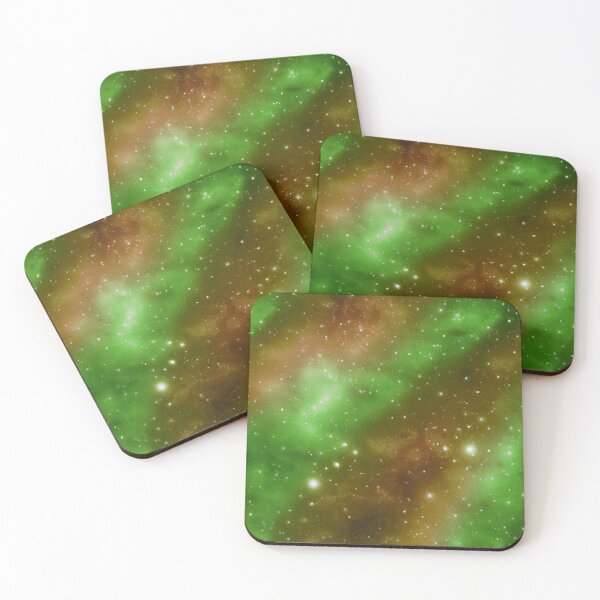 Item preview, Green and Brown Stars in Space designed and sold by Healio2.