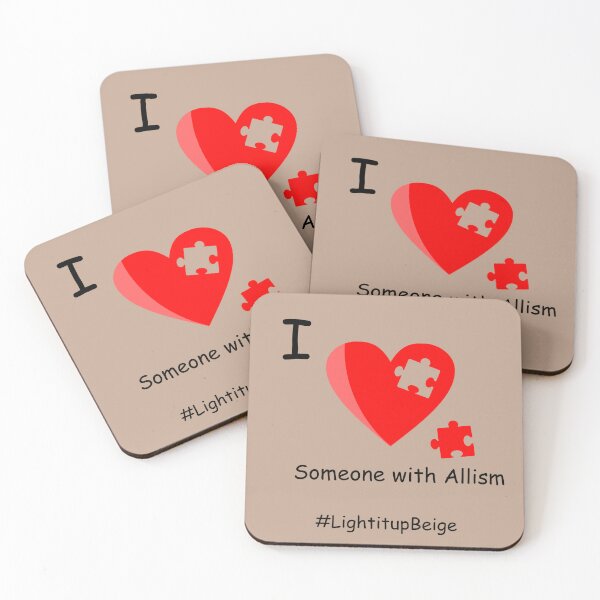 Item preview, I Love Someone With Allism designed and sold by Rebecca Woodie.