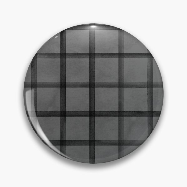 Item preview, Watercolor stripe plaid seamless pattern. Black stripes on dark grey background designed and sold by olgersart.