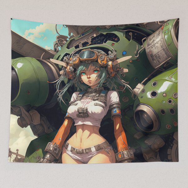 Item preview, Girl and Machine: Giant Mecha Robots Rescue Mission designed and sold by ultra-cool.