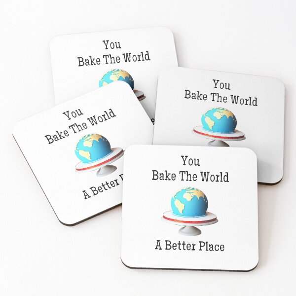 Item preview, You Bake The World A Better Place - Funny And Cute Quotes designed and sold by Designspot2020.