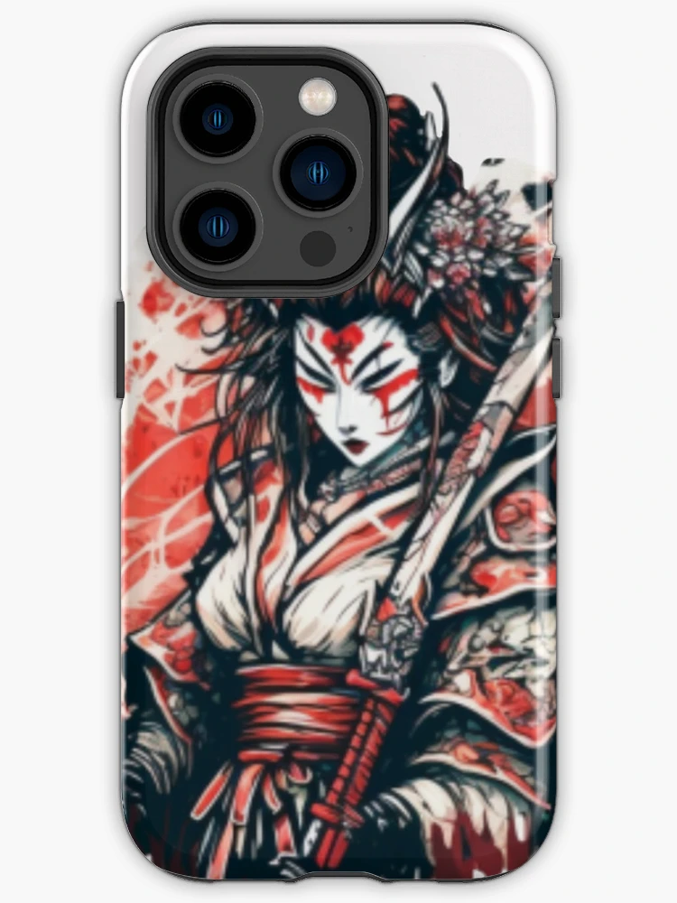 Japanese Art Samurai Cover Case for iPhone 8 Plus 11 12 13 14 Pro Max Mini