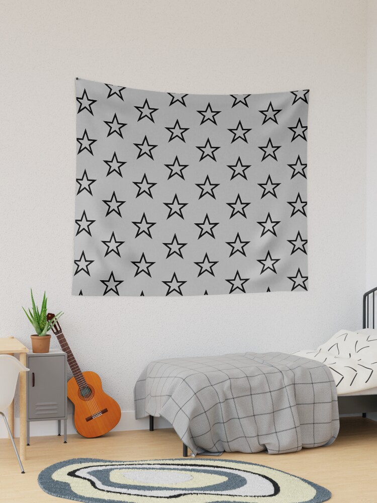 Cyber Y2k Star Fabric, Wallpaper and Home Decor
