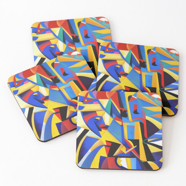 Item preview, The Crowd turned cubist designed and sold by gtcdesign.