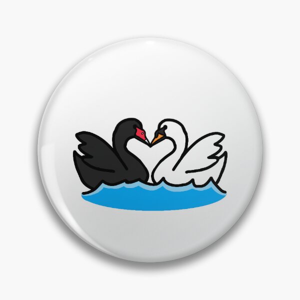 Item preview, Heart Swans designed and sold by AnimalProfile.