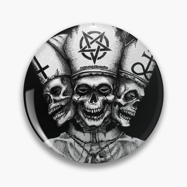 Item preview, THREE-HEADED PRIEST (white) designed and sold by Guhitdaddeh.