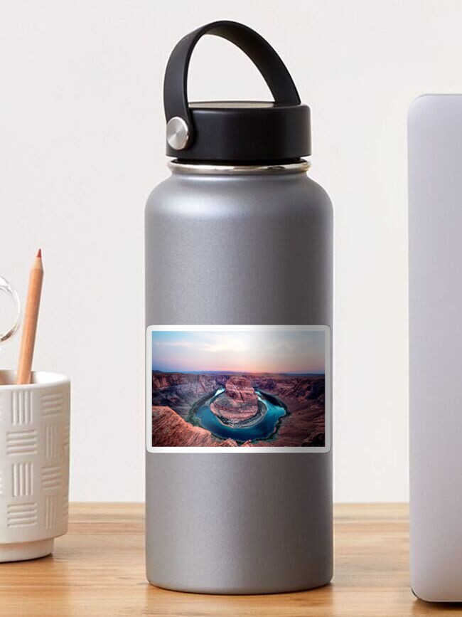 Thumbnail 1 of 3, Sticker, Horseshoe Bend of Colorado River, Arizona designed and sold by artdigitly.