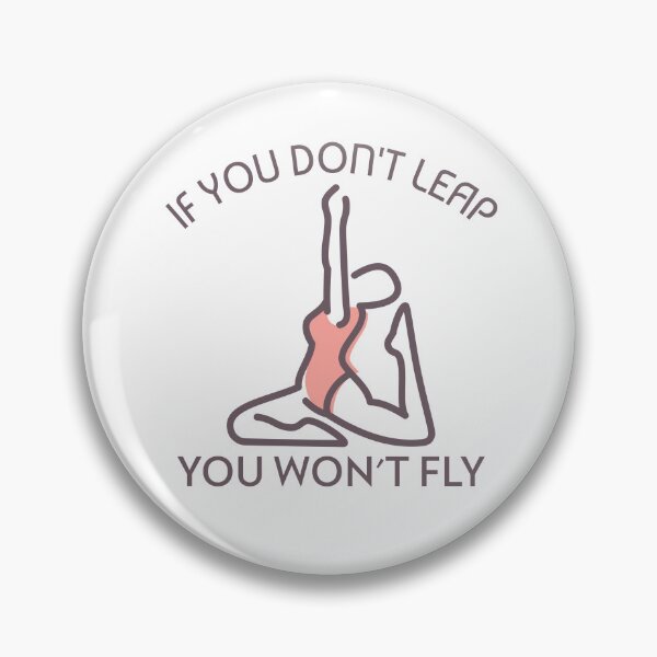 Item preview, If you don't leap, custom gymnastics, Yoga Lovers designed and sold by Fitness-Passion.