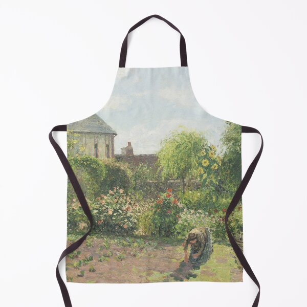 Item preview, Camille Pissarro The Artist's Garden at Eragny 1898 Vintage French Painting designed and sold by VintageRetroDep.