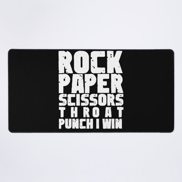 Item preview,  Rock Paper Scissors Throat Punch I win designed and sold by sami david ⭐⭐⭐⭐⭐.