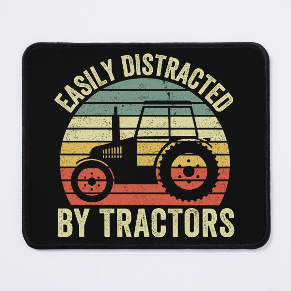 Item preview, Easily Distracted By Tractors Funny Farmer designed and sold by cimibaka25.