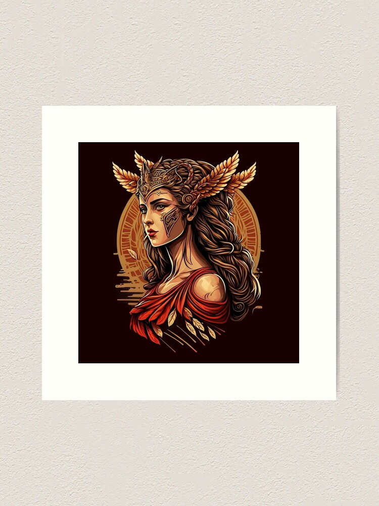 Hera, the Queen of all the Gods Art Print for Sale by nzanzuh