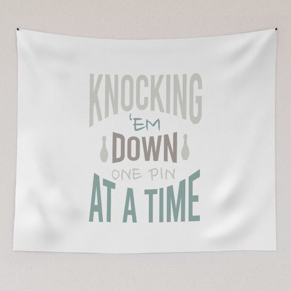 Item preview, Bowling Phrase Knocking 'em Down designed and sold by whyitsme.
