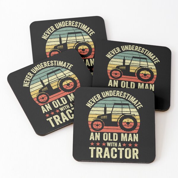 Item preview, Never Underestimate An Old Man With A Tractor Funny Farmer designed and sold by cimibaka25.