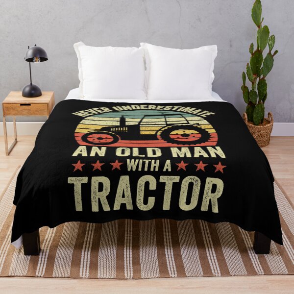 Item preview, Never Underestimate An Old Man With A Tractor Funny Farmer designed and sold by cimibaka25.