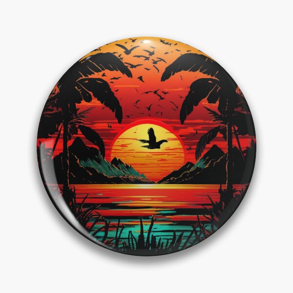 Artikelvorschau, beautiful sunset ai art entworfen und verkauft von Tobias Fischer.