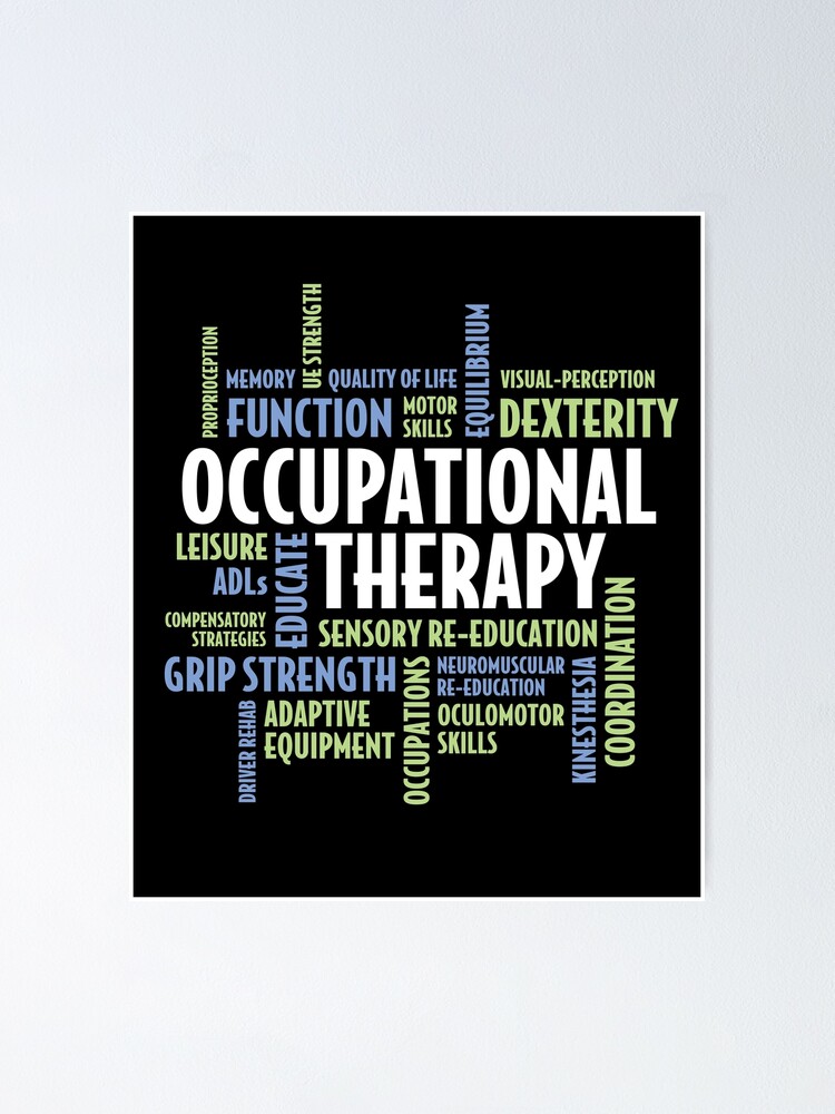 "Occupational Therapy Gifts For OT Month" Poster by