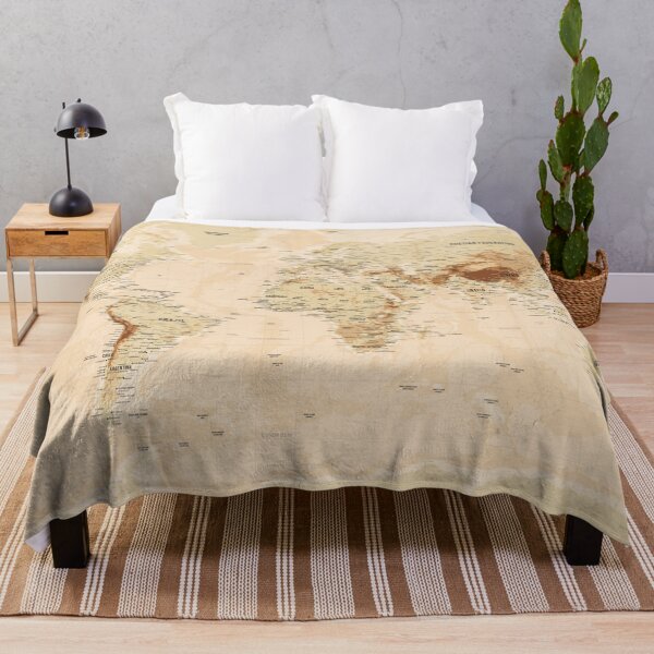Item preview, Gold Topographic World Map designed and sold by Alo.