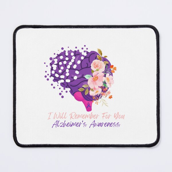 Item preview, Support Alzheimer's Alzheimer Awareness Alzheimer Dad Mom Dementia Alzheimer's Purple Ribbon Alzheimer designed and sold by HAWORD.