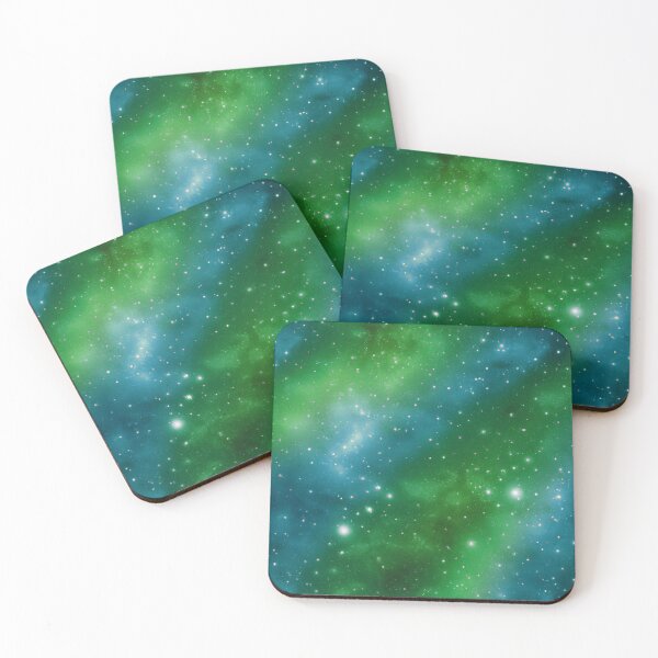Item preview, Blue and Green Stars in Space designed and sold by Healio2.