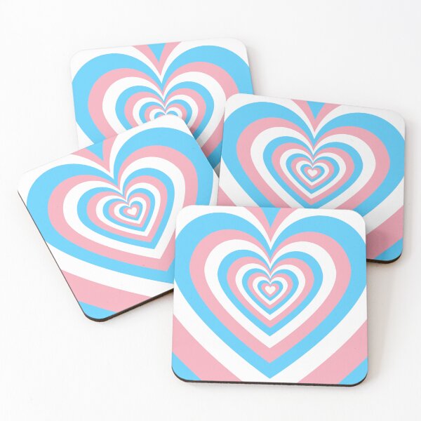 Item preview, Trans Hearts designed and sold by gaesthetik.