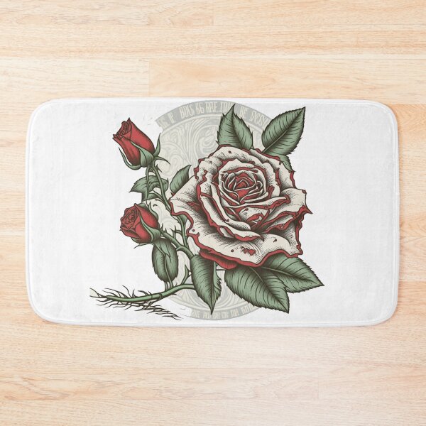 Item preview, Rose Tattoo Half-Circle Edition designed and sold by mstqmini.