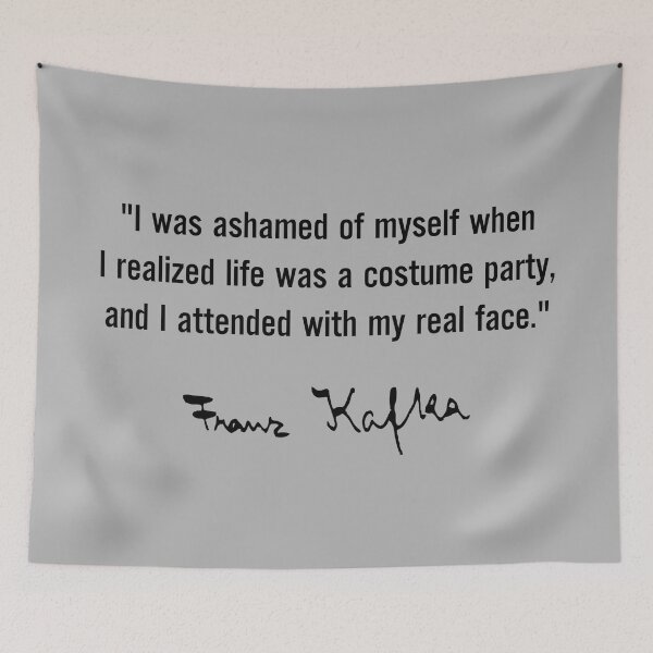 Item preview, Kafka quote (U.S. spelling) designed and sold by DotorEaon.