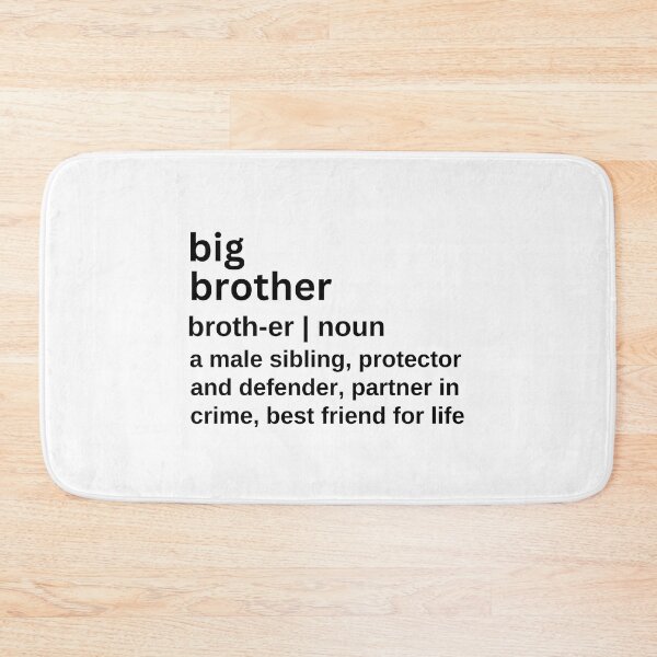 Item preview, Big Brother Definition Big Brother Big Bro for Brother Birthday Gift Funny Big Brother Partners in Crime designed and sold by HAWORD.