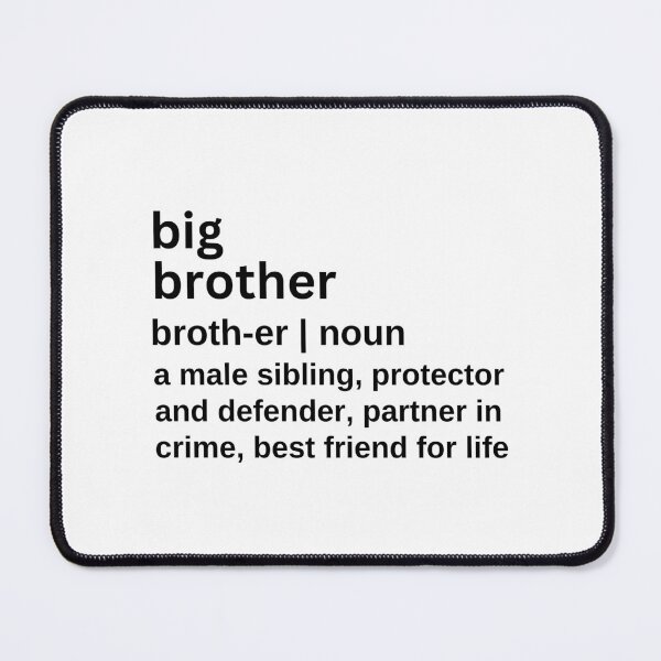 Item preview, Big Brother Definition Big Brother Big Bro for Brother Birthday Gift Funny Big Brother Partners in Crime designed and sold by HAWORD.