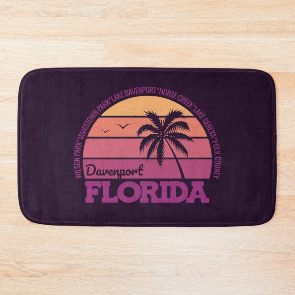 Item preview, Davenport Florida Sunset Retro Vintage Local Pride Logo  designed and sold by CRHPOD20.