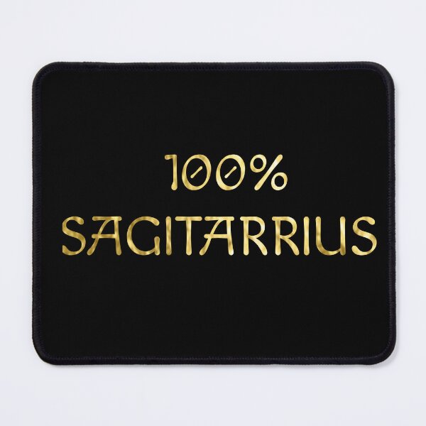 Item preview, 100% Sagittarius Gold Typography Simple designed and sold by NikitaSkyDesign.