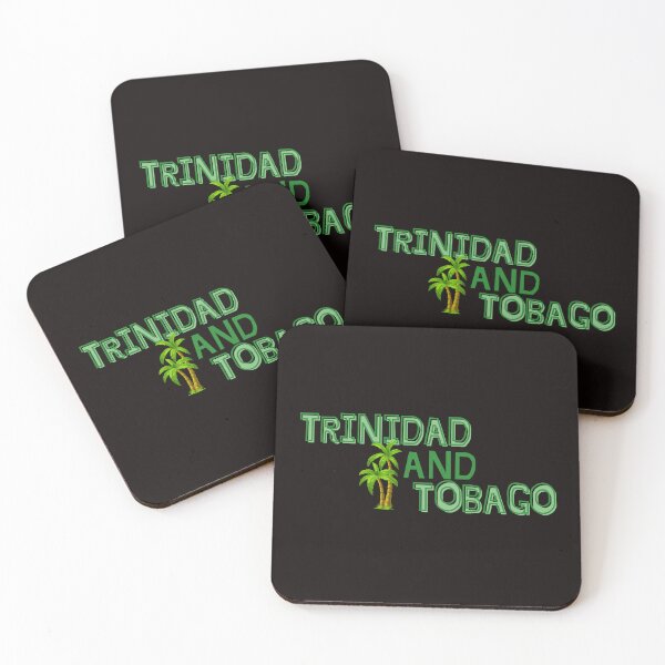 Item preview, Trinidad and Tobago with Coconut Trees - Cute Trini designed and sold by Vero De.