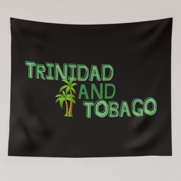 Item preview, Trinidad and Tobago with Coconut Trees - Cute Trini designed and sold by Vero De.