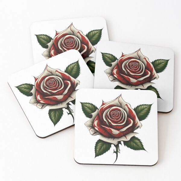Item preview, Simplistic Rose Tattoo designed and sold by mstqmini.