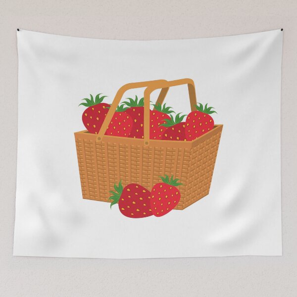 Item preview, Strawberry Screen Print Graphic Strawberry In Basket Foodie Clothing Gift designed and sold by HAWORD.