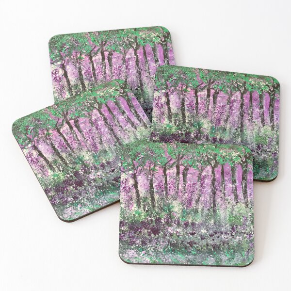 Item preview, Trees in lavender fields  designed and sold by Jacquie Beddows.