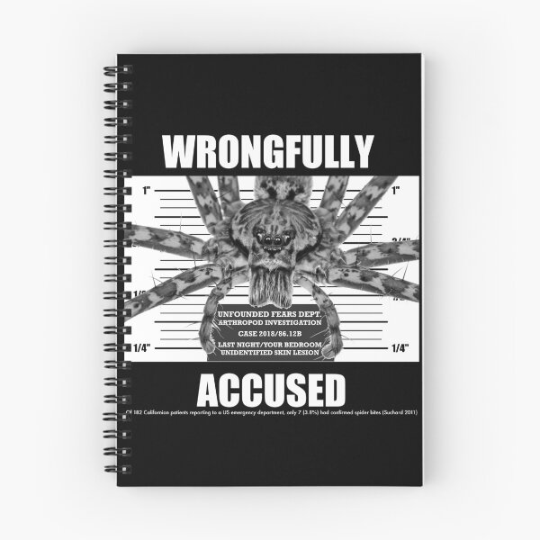 Item preview, Wrongly Accused! A spider didn't bite you. designed and sold by ArthroLove.