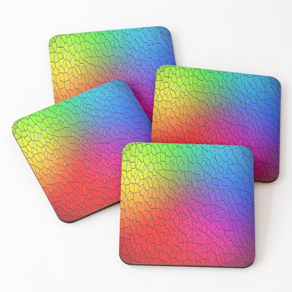 Item preview, Rainbow Mosaic Texture designed and sold by leen12 Art Designs Prints.