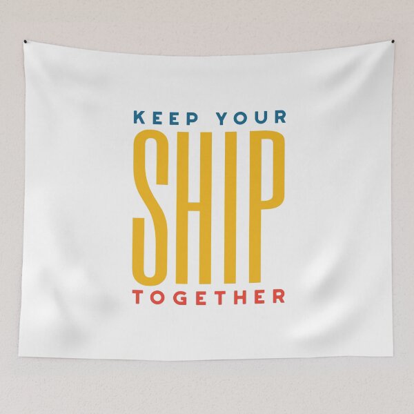 Item preview, Funny Boating Pun Keep Your Ship Together designed and sold by whyitsme.
