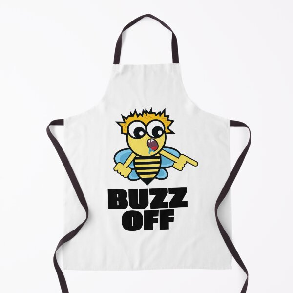 Item preview, Buzz Off Bee Illustration Funny Honey Bee Art Angry Mad Screaming Flying Insect designed and sold by doseofwin.