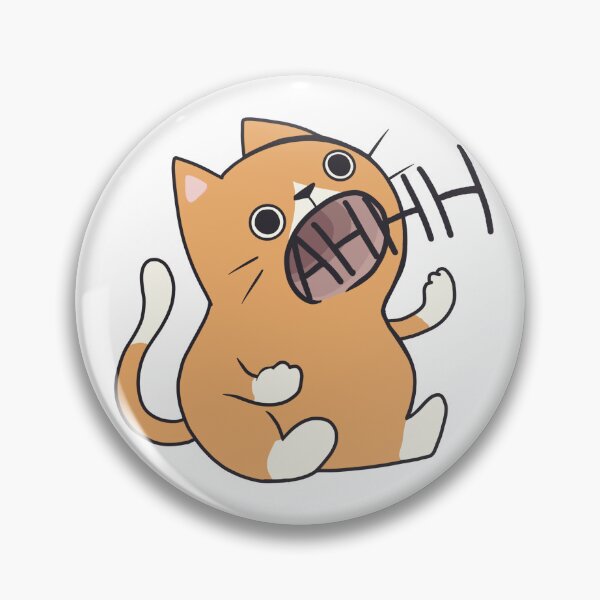 Item preview, screaming meme unhinged cat designed and sold by JentleArt.