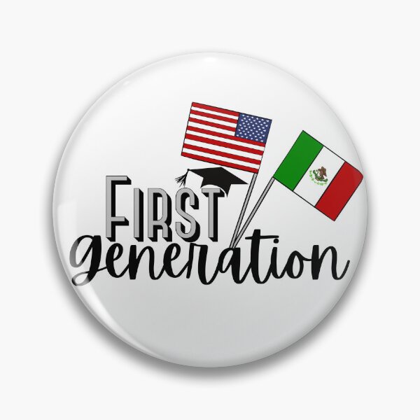Item preview, First Generation With Mexico Flag and American Flag designed and sold by SMillustrations.