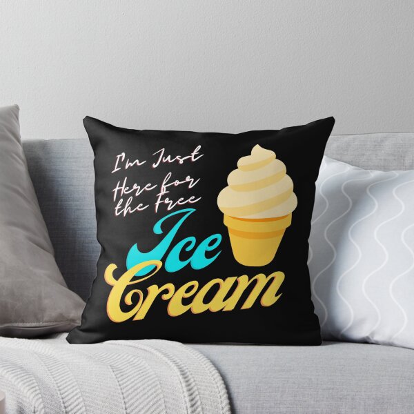 Item preview, I'm Just Here For The Free Ice Cream, Cute Family Cruise Food Tee designed and sold by PrintOfi.